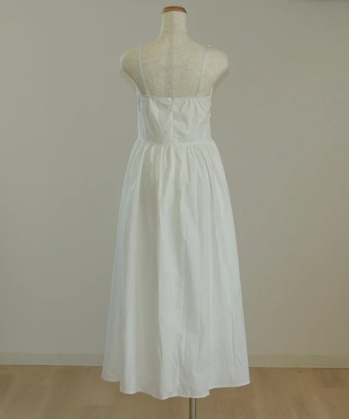 merrylatte（メリーラテ）の「ボリュームフレアキャミワンピ（ワンピース・レディース・ホワイト・FREE）」の11枚目の写真