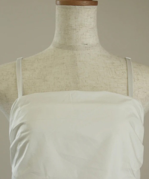 merrylatte（メリーラテ）の「ボリュームフレアキャミワンピ（ワンピース・レディース・ホワイト・FREE）」の12枚目の写真