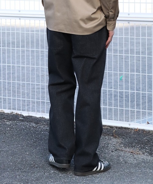 FIRST DOWN（ファーストダウン）の「【FIRST DOWN/ファーストダウン】BAGGY FIT JEAN/バギーフィットジーン（デニムパンツ・メンズ・ブラック/ネイビー/ブルー・M/L/XL）」の6枚目の写真