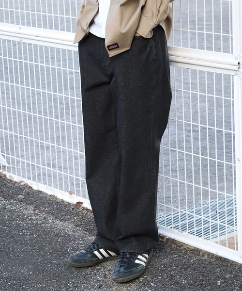 FIRST DOWN（ファーストダウン）の「【FIRST DOWN/ファーストダウン】BAGGY FIT JEAN/バギーフィットジーン（デニムパンツ・メンズ・ブラック/ネイビー/ブルー・M/L/XL）」の5枚目の写真