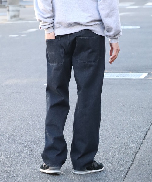 FIRST DOWN（ファーストダウン）の「【FIRST DOWN/ファーストダウン】BAGGY FIT JEAN/バギーフィットジーン（デニムパンツ・メンズ・ブラック/ネイビー/ブルー・M/L/XL）」の11枚目の写真