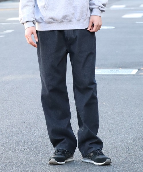 FIRST DOWN（ファーストダウン）の「【FIRST DOWN/ファーストダウン】BAGGY FIT JEAN/バギーフィットジーン（デニムパンツ・メンズ・ブラック/ネイビー/ブルー・M/L/XL）」の8枚目の写真