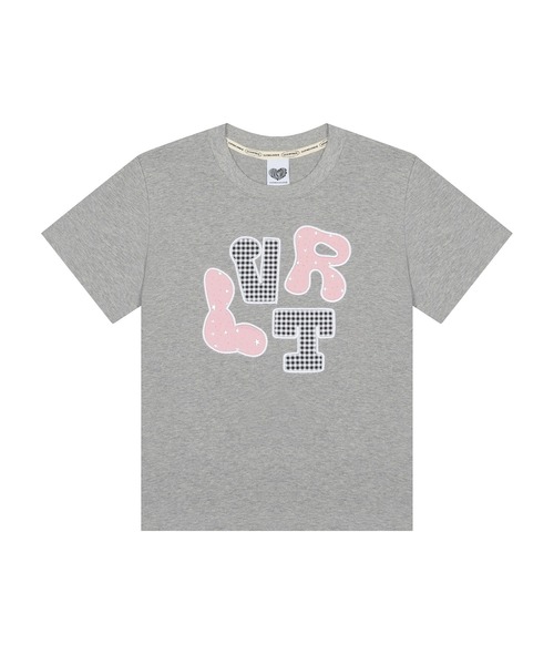 【LUV IS TRUE】LVTR パッチ ロゴTシャツ♡ セール】LVTR PATCH TEE（Tシャツ/カットソー）｜LUVISTRUE