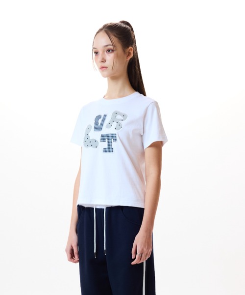 【LUV IS TRUE】LVTR パッチ ロゴTシャツ♡ セール】LVTR PATCH TEE(Tシャツ/カットソー)|LUVISTRUE