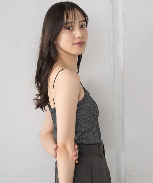 RETRO GIRL(レトロガール)の「アソートカップ付キャミ(キャミソール・レディース・ブラック系その他/シルバー/ライトベージュ/ブラック/オフホワイト・FREE)」の16枚目の写真