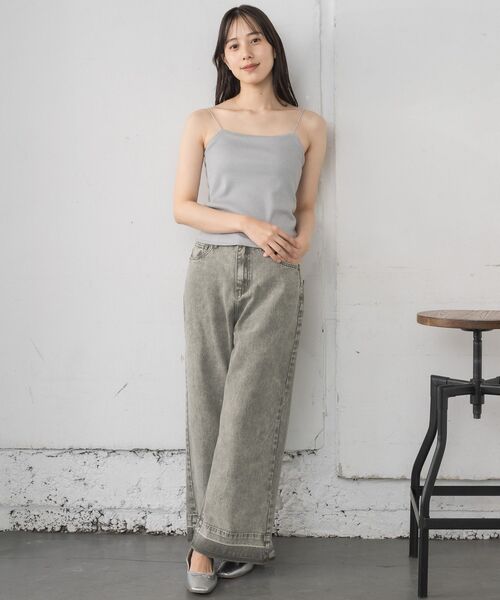 RETRO GIRL(レトロガール)の「アソートカップ付キャミ(キャミソール・レディース・ブラック系その他/シルバー/ライトベージュ/ブラック/オフホワイト・FREE)」の21枚目の写真