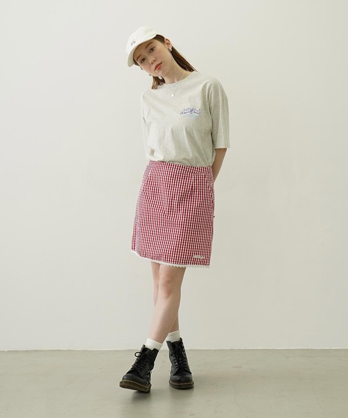 MILKFED.(ミルクフェド)の「BEAR AND PARFAIT WIDE S/S TEE(Tシャツ/カットソー・レディース・ブラウン/ライトパープル/オートミール・L/M)」の15枚目の写真