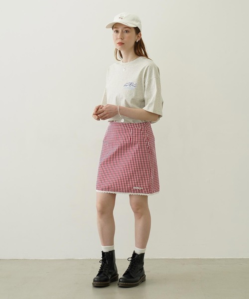 MILKFED.(ミルクフェド)の「BEAR AND PARFAIT WIDE S/S TEE(Tシャツ/カットソー・レディース・ブラウン/ライトパープル/オートミール・L/M)」の16枚目の写真