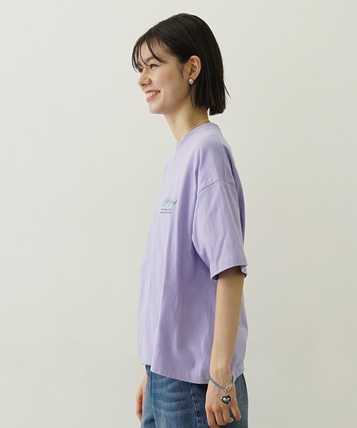 MILKFED.(ミルクフェド)の「BEAR AND PARFAIT WIDE S/S TEE(Tシャツ/カットソー・レディース・ブラウン/ライトパープル/オートミール・L/M)」の21枚目の写真