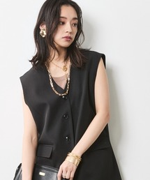CHIC STYLE | オーバーサイズベスト＜大きいサイズ有＞シックスタイル(ベスト)
