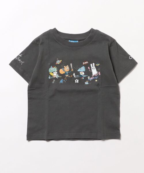 Ocean Pacific(オーシャンパシフィック)の「【OP/オーピー】キッズアーティストコラボTシャツ バックプリント(Tシャツ/カットソー・キッズ・ヘザーグレー/ホワイト/チャコールグレー・110/120/130/140/150/160/100)」の17枚目の写真
