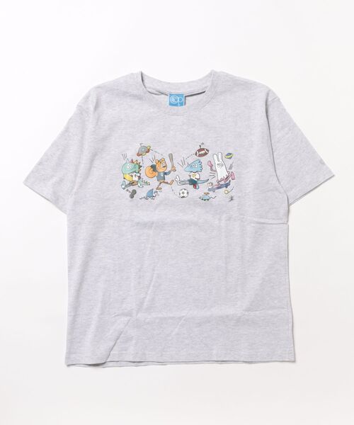 Ocean Pacific(オーシャンパシフィック)の「【OP/オーピー】キッズアーティストコラボTシャツ バックプリント(Tシャツ/カットソー・キッズ・ヘザーグレー/ホワイト/チャコールグレー・110/120/130/140/150/160/100)」の14枚目の写真