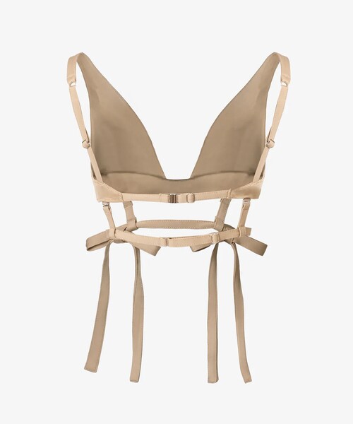 STUDIOUS（ステュディオス）の「【POOLDE/プールデ】Bow Bra Top/ブラトップス（その他トップス・レディース・ブラック/ベージュ・S/M）」の9枚目の写真