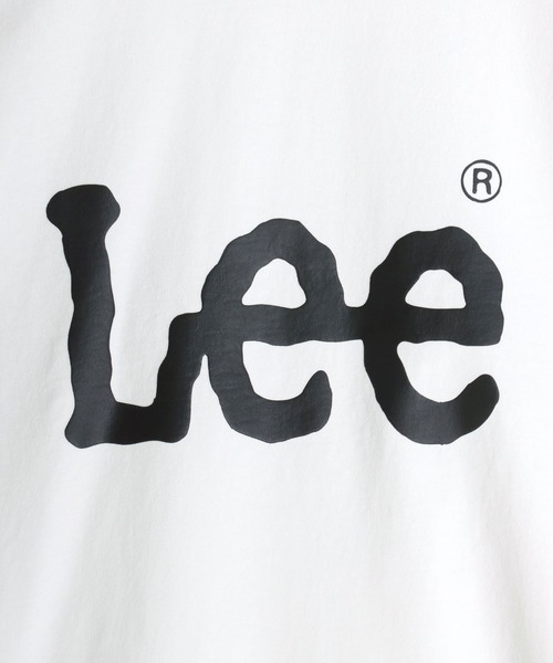 Lee(リー)の「Lee/リー SUPERSIZED LEE LOGO SS TEE/オーバーサイズ ビッグロゴ プリント 半袖Tシャツ/フリーサイズ/レディース メンズ(Tシャツ/カットソー・レディース・ホワイト/ブラック・FREE)」の3枚目の写真