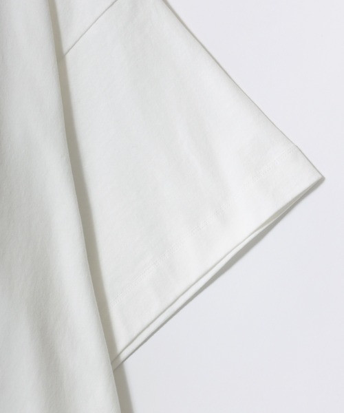 Lee(リー)の「Lee/リー SUPERSIZED LEE LOGO SS TEE/オーバーサイズ ビッグロゴ プリント 半袖Tシャツ/フリーサイズ/レディース メンズ(Tシャツ/カットソー・レディース・ホワイト/ブラック・FREE)」の5枚目の写真