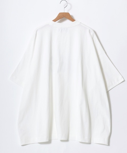 Lee(リー)の「Lee/リー SUPERSIZED LEE LOGO SS TEE/オーバーサイズ ビッグロゴ プリント 半袖Tシャツ/フリーサイズ/レディース メンズ(Tシャツ/カットソー・レディース・ホワイト/ブラック・FREE)」の7枚目の写真