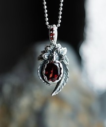 BEYOND COOL（ビヨンクール）の「「BloodyMary/ブラッディマリー」朱雀ペンダント w/ガーネット　天然石（ネックレス）」