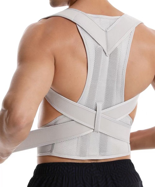 CALIFORNIA OUTFITTERS（カリフォルニア アウトフィッターズ）の「3-3A1 姿勢補助ベルト 猫背 背筋 補正 サポート（インナーウェア/肌着・メンズ・ライトグレー・S/M/L/XL）」の8枚目の写真