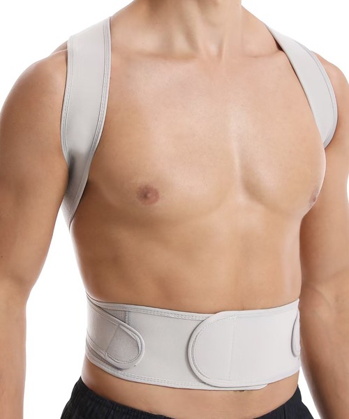 CALIFORNIA OUTFITTERS（カリフォルニア アウトフィッターズ）の「3-3A1 姿勢補助ベルト 猫背 背筋 補正 サポート（インナーウェア/肌着・メンズ・ライトグレー・S/M/L/XL）」の6枚目の写真