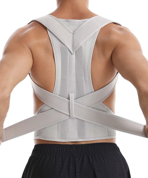 CALIFORNIA OUTFITTERS（カリフォルニア アウトフィッターズ）の「3-3A1 姿勢補助ベルト 猫背 背筋 補正 サポート（インナーウェア/肌着・メンズ・ライトグレー・S/M/L/XL）」の7枚目の写真