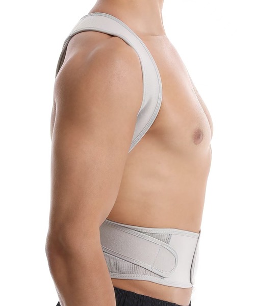 CALIFORNIA OUTFITTERS（カリフォルニア アウトフィッターズ）の「3-3A1 姿勢補助ベルト 猫背 背筋 補正 サポート（インナーウェア/肌着・メンズ・ライトグレー・S/M/L/XL）」の12枚目の写真