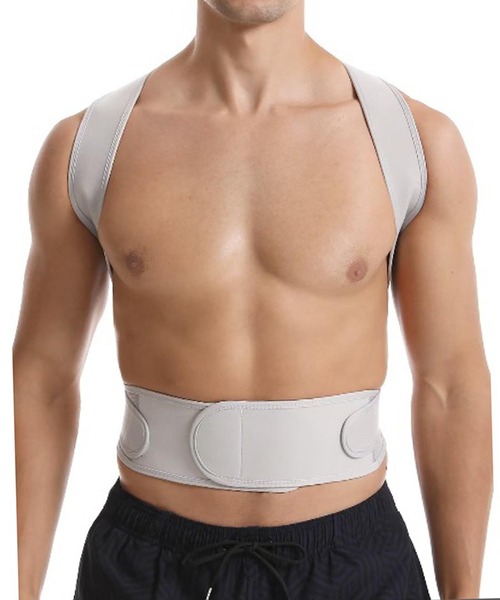 CALIFORNIA OUTFITTERS（カリフォルニア アウトフィッターズ）の「3-3A1 姿勢補助ベルト 猫背 背筋 補正 サポート（インナーウェア/肌着・メンズ・ライトグレー・S/M/L/XL）」の15枚目の写真