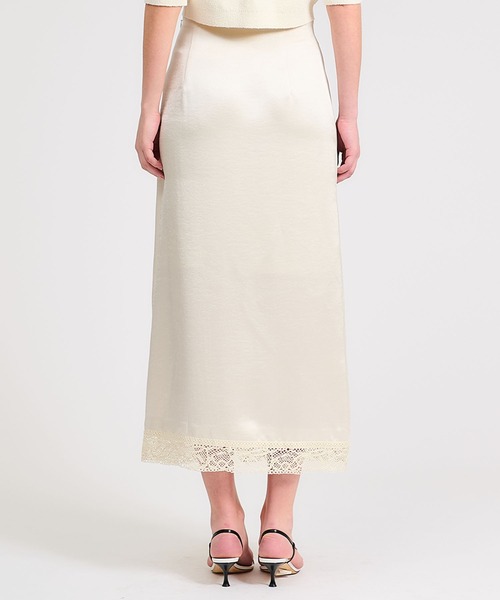 ESTNATION（エストネーション）の「ESTNATION / スリットタイトスカート（スカート・レディース・ブラック/オフホワイト・36/38）」の8枚目の写真