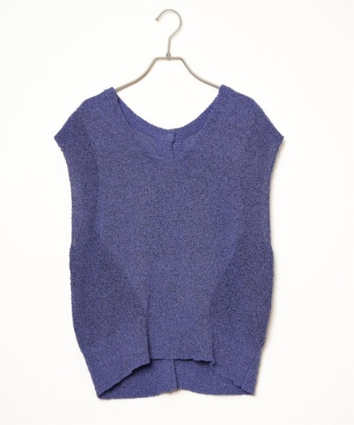 LBC（エルビーシー）の「ミニブークレ2WAYベスト（ベスト・レディース・チャコールグレー/ブルー/オレンジ/コーラル・M）」の17枚目の写真