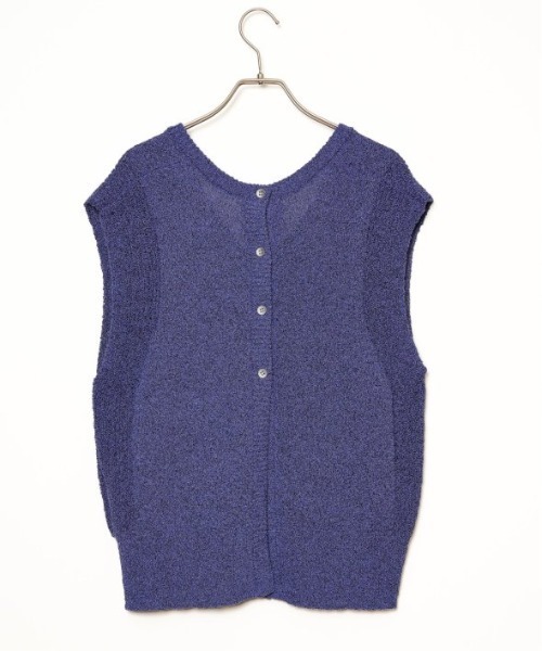 LBC（エルビーシー）の「ミニブークレ2WAYベスト（ベスト・レディース・チャコールグレー/ブルー/オレンジ/コーラル・M）」の18枚目の写真