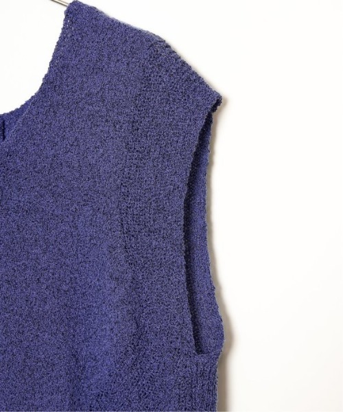 LBC（エルビーシー）の「ミニブークレ2WAYベスト（ベスト・レディース・チャコールグレー/ブルー/オレンジ/コーラル・M）」の20枚目の写真