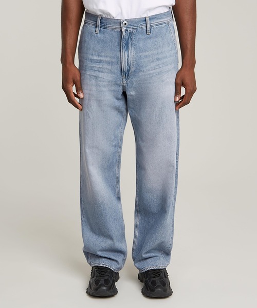 G-STAR(ジースター)の「MODSON STRAIGHT CHINO JEANS/ワイドストレートチノスタイルジーンズ(デニムパンツ・メンズ・ブルー系その他・31/30/30/30/29/30/28/30/34/30/33/30/32/30)」の1枚目の写真
