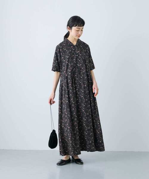 新品タグ付き　かぐれ　小花柄ワンピース　0size 完売品‼︎ 小花柄プリントワンピース（ワンピース）｜かぐれ（カグレ）の