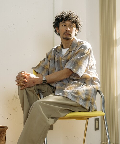 PENDLETON（ペンドルトン）の「PENDLETON/ペンドルトン 別注 ダブルガーゼ ショートスリーブ チェックシャツ（シャツ/ブラウス・メンズ・ブルー/イエロー・MEDIUM/LARGE）」の11枚目の写真