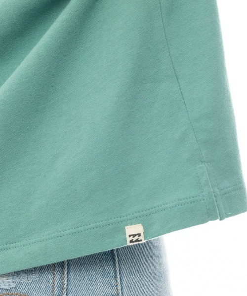 BILLABONG(ビラボン)の「BILLABONG レディース FLAG LOGO LOOSE CROPPED TEE Tシャツ 【2025年春夏モデル】/ビラボンロゴバックプリントクルーネック半袖Tシャツ(Tシャツ/カットソー・レディース・ホワイト/パープル系その他/グリーン系その他/ブラック・MEDIUM)」の21枚目の写真