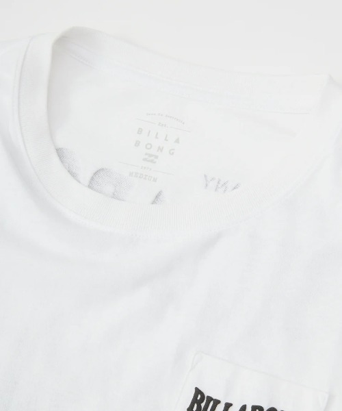 BILLABONG(ビラボン)の「BILLABONG レディース FLAG LOGO LOOSE CROPPED TEE Tシャツ 【2025年春夏モデル】/ビラボンロゴバックプリントクルーネック半袖Tシャツ(Tシャツ/カットソー・レディース・ホワイト/パープル系その他/グリーン系その他/ブラック・MEDIUM)」の10枚目の写真
