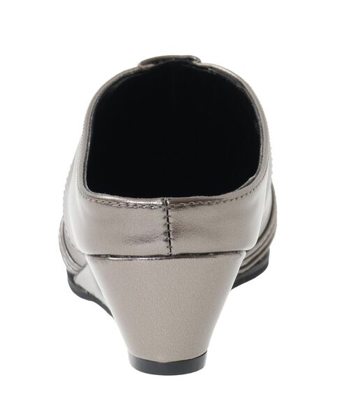 Green Parks(グリーンパークス)の「・richblue ウエスタンウェッジミュール(パンプス・レディース・シルバー/ブラック・L/S/M/LL)」の6枚目の写真