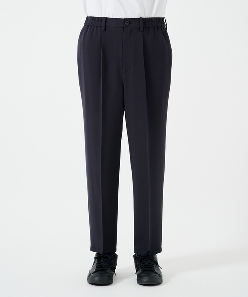 STUDIOUS（ステュディオス）の「ESSENTIAL WIDE TAPERED PANTS（スラックス・メンズ・ブラック/ダークグレー・1/2）」の17枚目の写真