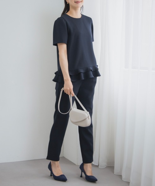 Sono(ソーノ)の「【SONO/ソーノ】【SONO NAVY/ソーノネイビー】ミニティアードレディブラウス(シャツ/ブラウス・レディース・ブラック/ネイビー/ホワイト・F)」の17枚目の写真