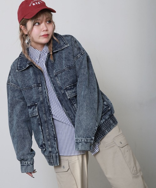 ZIP FIVE(ジップファイブ)の「【ZIP FIVE】デニム ケミカル カバーオール / デニムジャケット(デニムジャケット・メンズ・ブラック/インディゴブルー・LARGE/MEDIUM)」の13枚目の写真