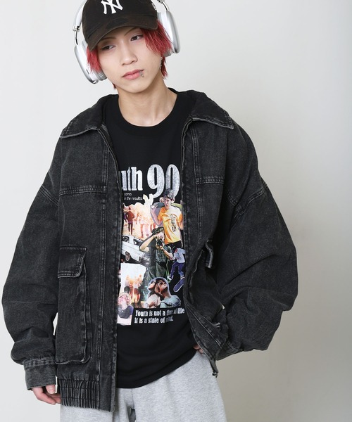 ZIP FIVE】デニム ケミカル カバーオール / デニムジャケット（デニム