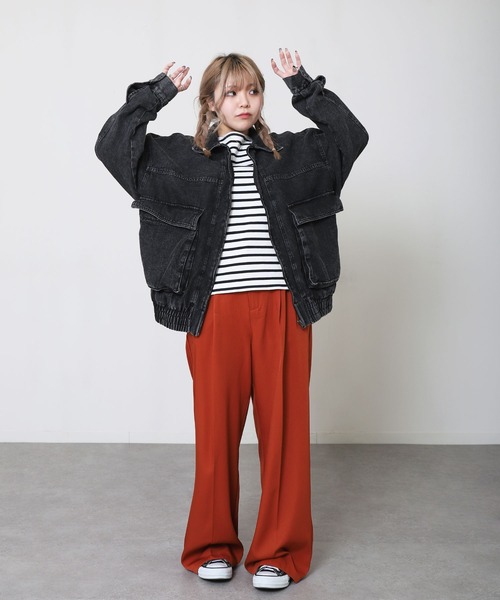 ZIP FIVE(ジップファイブ)の「【ZIP FIVE】デニム ケミカル カバーオール / デニムジャケット(デニムジャケット・メンズ・ブラック/インディゴブルー・LARGE/MEDIUM)」の22枚目の写真