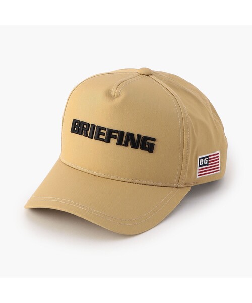BRIEFING（ブリーフィング）の「【BRIEFING GOLF／ブリーフィングゴルフ】MEN’S BASIC FRONT PANEL CAP（キャップ・メンズ・オリーブ/ブラック/ベージュ/ネイビー/ホワイト・FREE）」の3枚目の写真