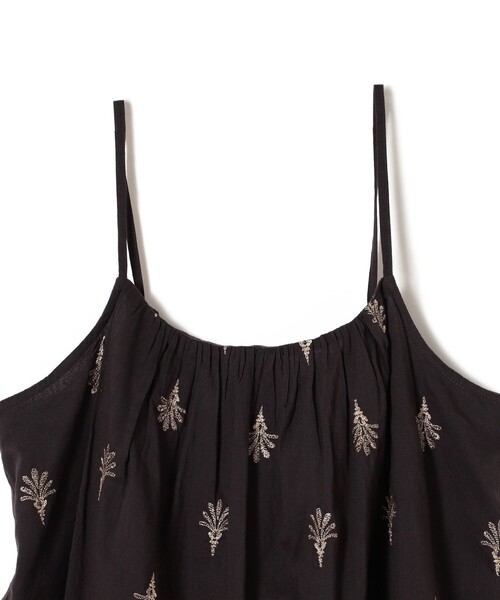 B:MING by BEAMS（ビーミングバイビームス）の「インド 総刺繍 キャミソール（キャミソール・レディース・オフホワイト/スミクロ・ONE SIZE）」の3枚目の写真