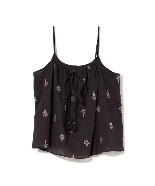 B:MING by BEAMS（ビーミングバイビームス）の「インド 総刺繍 キャミソール（キャミソール・レディース・オフホワイト/スミクロ・ONE SIZE）」の5枚目の写真