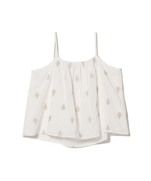 B:MING by BEAMS（ビーミングバイビームス）の「インド 総刺繍 キャミソール（キャミソール・レディース・オフホワイト/スミクロ・ONE SIZE）」の7枚目の写真