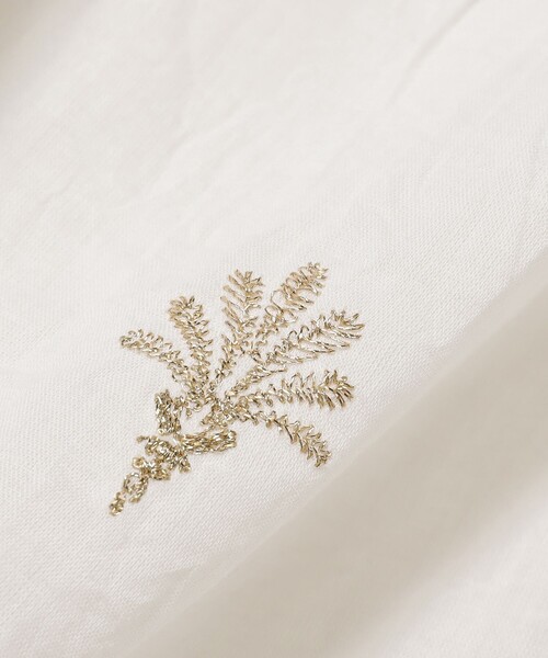 B:MING by BEAMS（ビーミングバイビームス）の「インド 総刺繍 キャミソール（キャミソール・レディース・オフホワイト/スミクロ・ONE SIZE）」の9枚目の写真