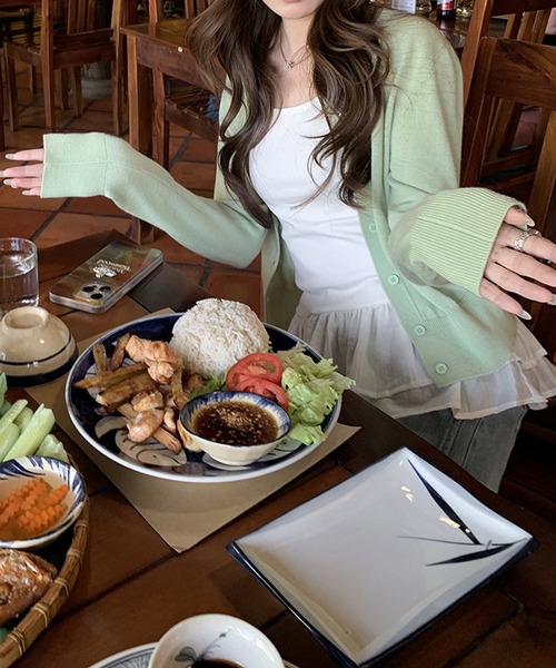 HALEY PESCA(ヘーリーペスカ)の「HALEY PESCA/レイヤードフリルキャミソール(キャミソール・レディース・ホワイト・LARGE/MEDIUM/SMALL)」の7枚目の写真