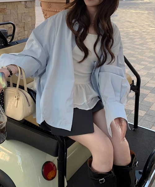 HALEY PESCA(ヘーリーペスカ)の「HALEY PESCA/レイヤードフリルキャミソール(キャミソール・レディース・ホワイト・LARGE/MEDIUM/SMALL)」の9枚目の写真