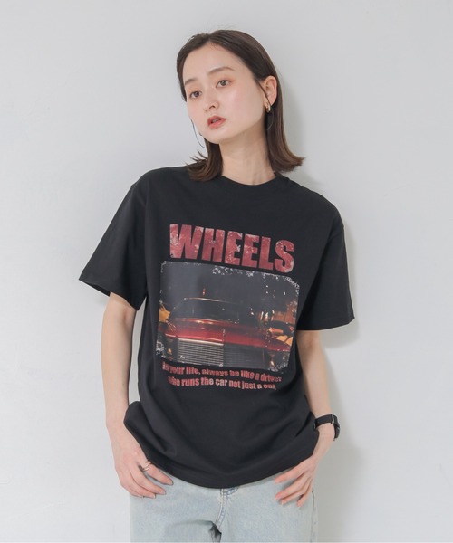 UNIT CHEST（ユニットチェスト）の「【UNIT CHEST】unique unisex T-shirt　VTFAコラボT ”Driver of life” by RIRIKA TOGUCHI（Tシャツ/カットソー・レディース・ホワイト/ブラック・L/M/S）」の18枚目の写真