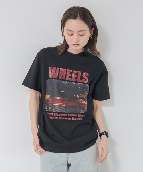 UNIT CHEST（ユニットチェスト）の「【UNIT CHEST】unique unisex T-shirt　VTFAコラボT ”Driver of life” by RIRIKA TOGUCHI（Tシャツ/カットソー・レディース・ホワイト/ブラック・L/M/S）」の19枚目の写真